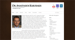 Desktop Screenshot of kaburakis.com